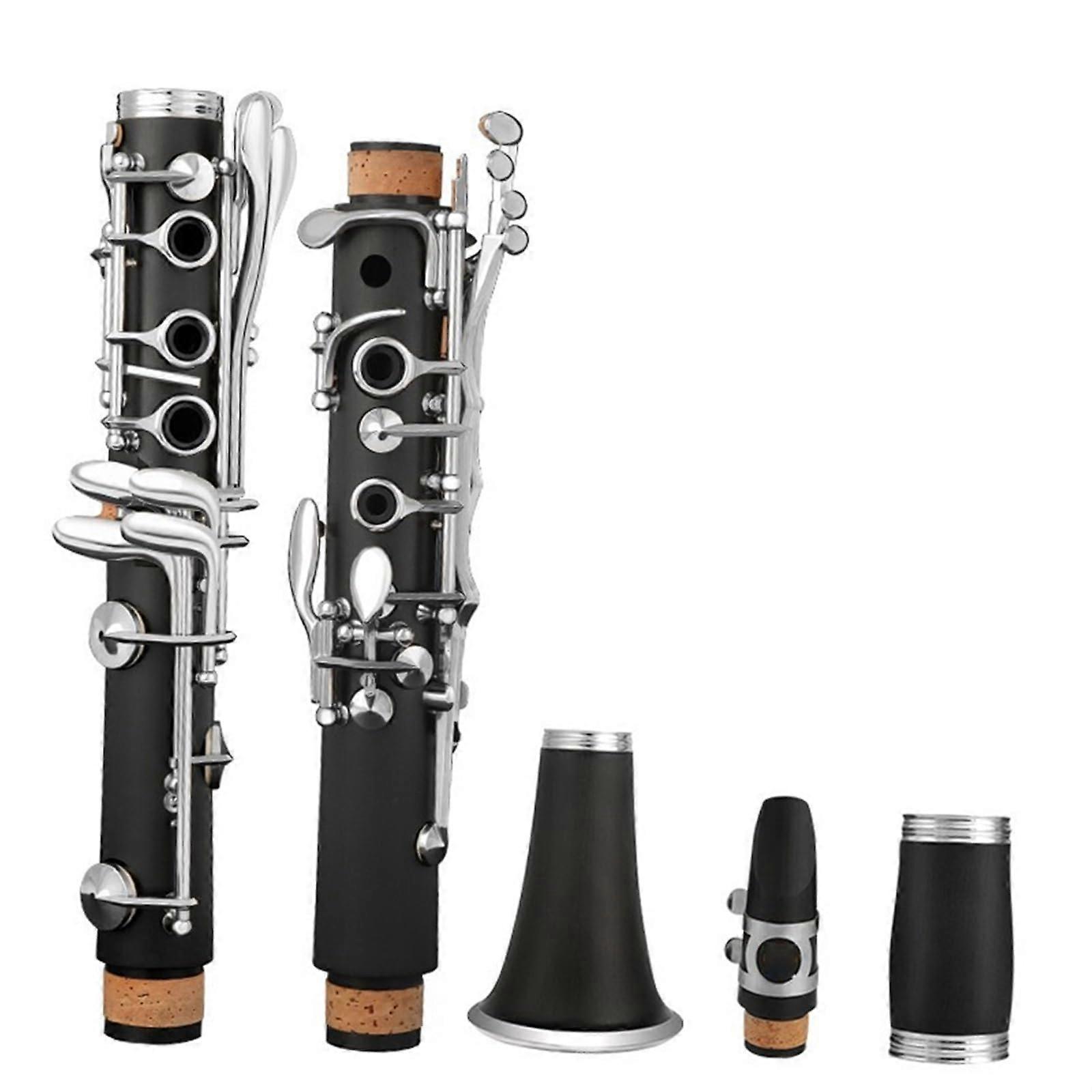 B Flat Clarinet for Beginners with Standard Tuning, Ergonomic Keys and Durable Construction Set