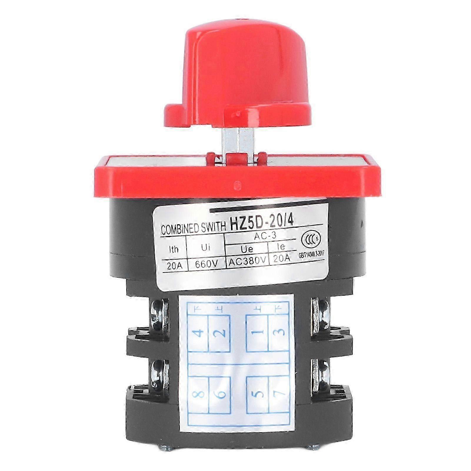 High quality   Line power switching motor control combination switch 2 sections