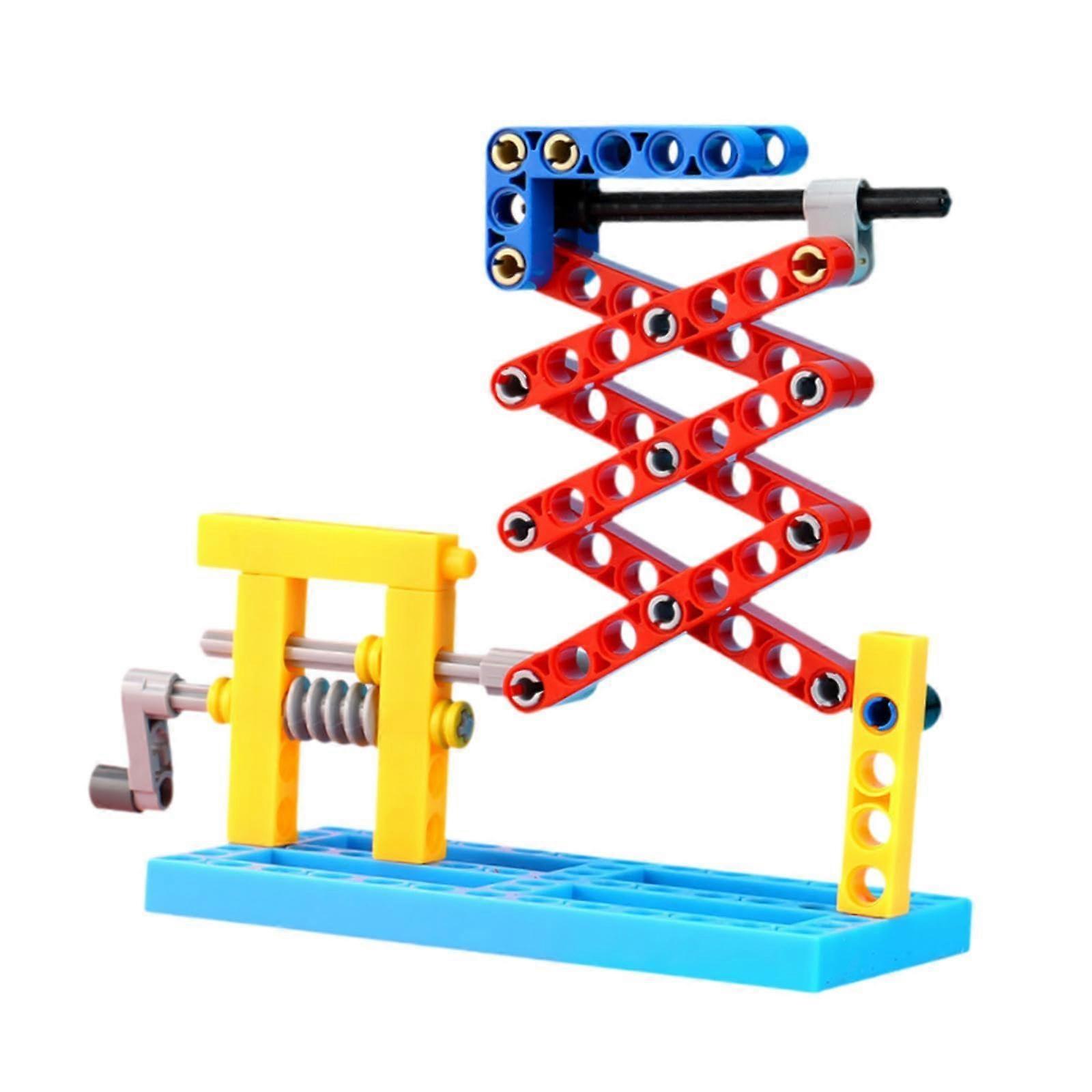 STEM Science Kit DIY Mini Lifting Station for Kids Educational Engineering Set with Adjustable Height Design