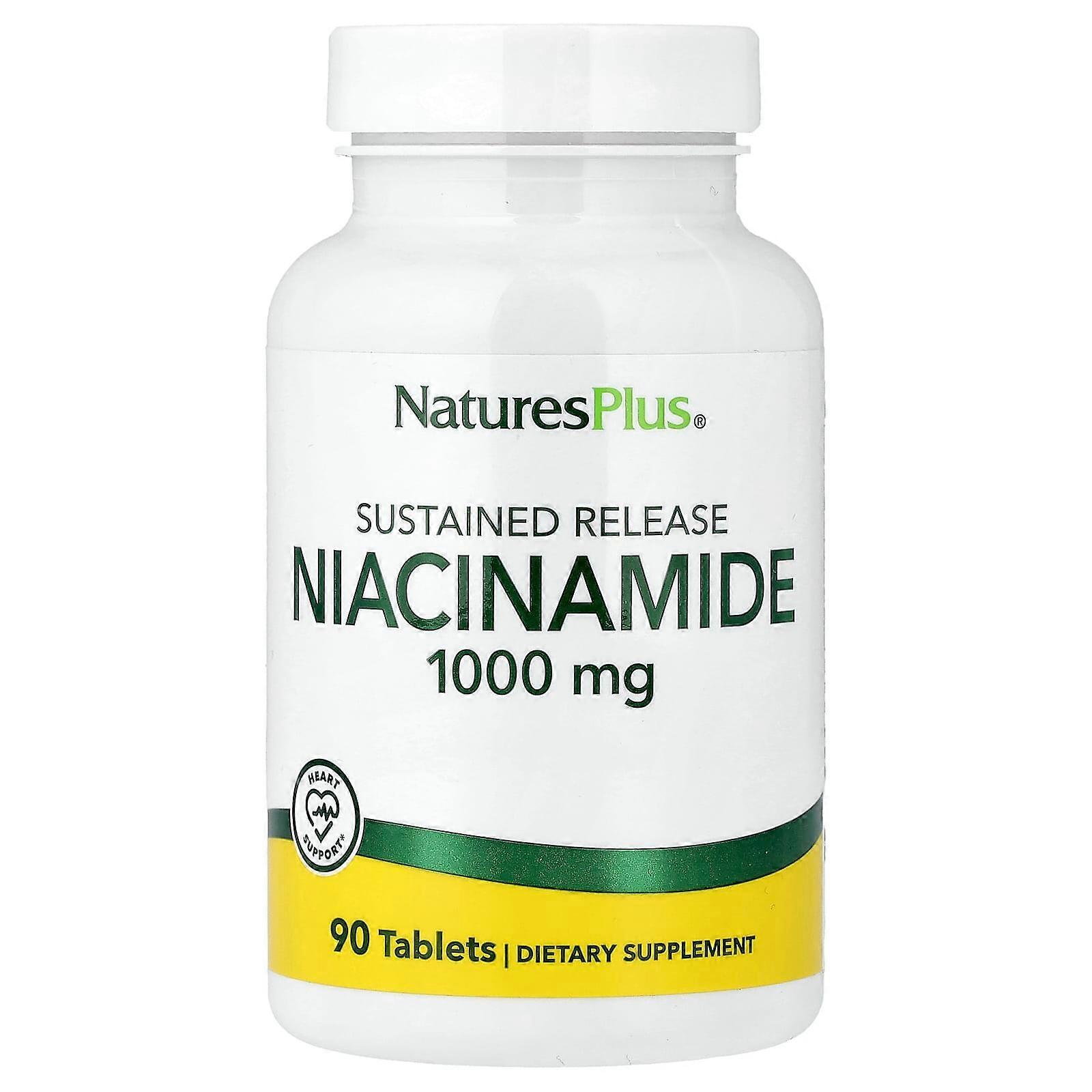 Nature's Plus, Niacinamide, 1000 mg, 90 Tablets