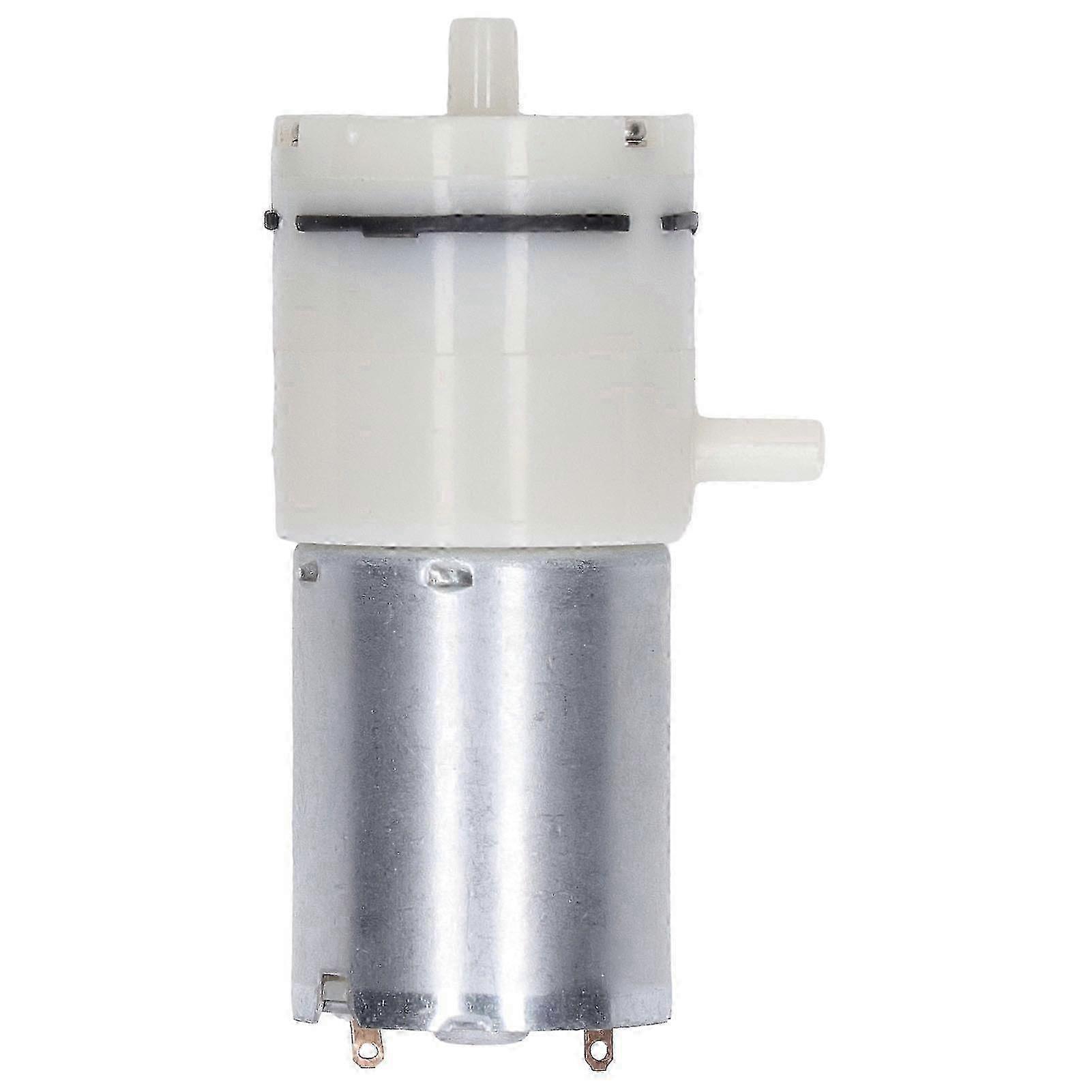 Micro 12V DC Pressure Pump with Angled Air Outlets White