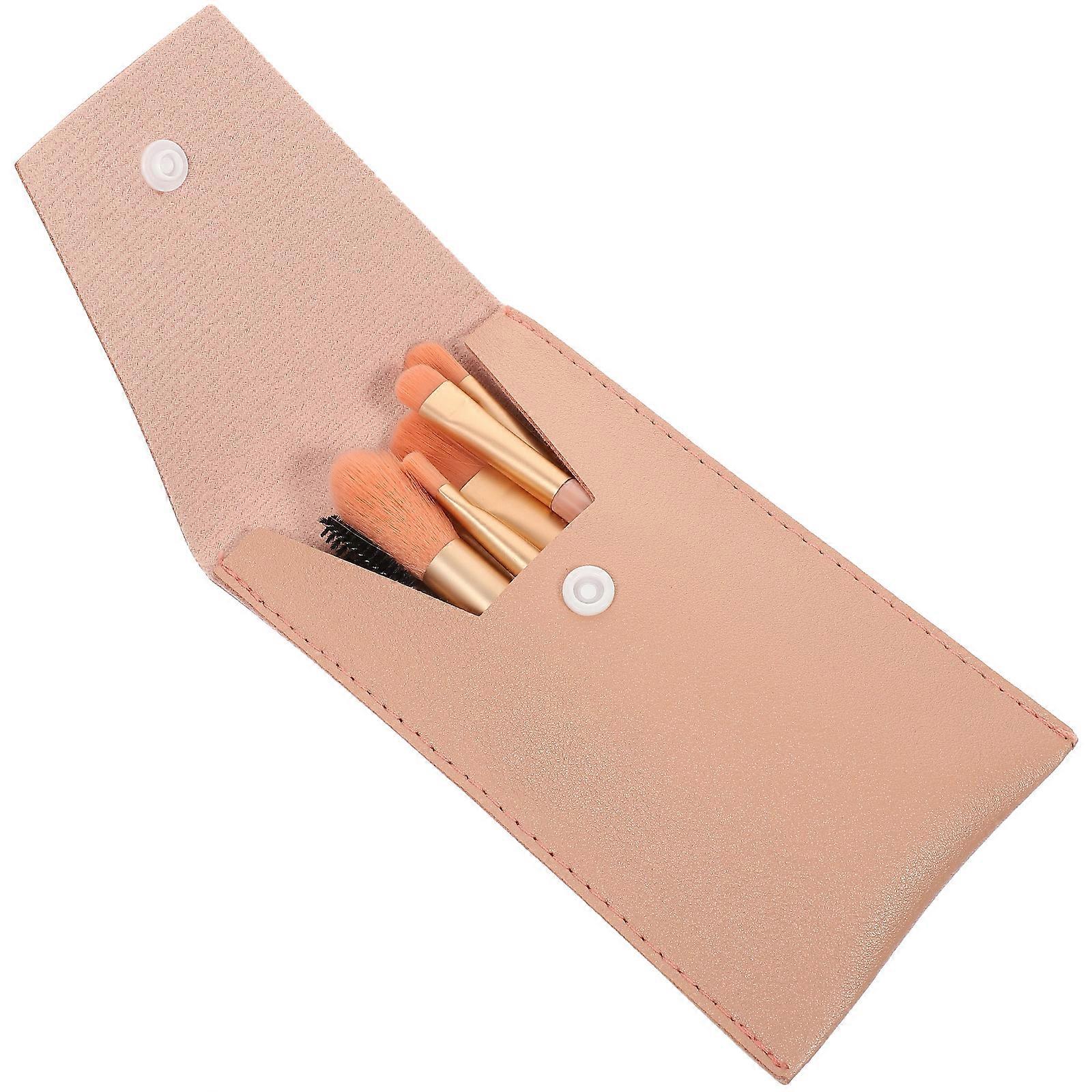 Professional Cosmetics Brush Set for Blusher Powder Application 4Sets Pink