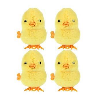 4 stuks springende kippen voor kinderen, opwindbare kippen, cartoonkippenspeelgoed