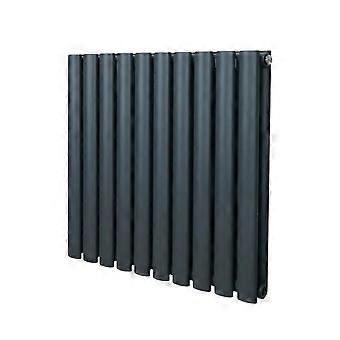 Oval Column Radiator 600mm x 600mm Modern Designer Double Panel Central Heating Heater Matt