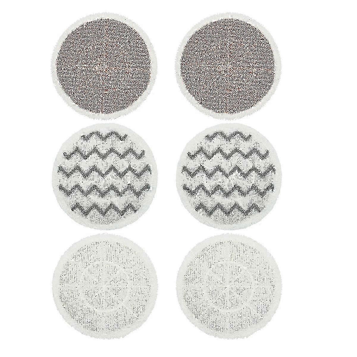 6Pcs compatible with Bissell SpinWave Scrubbing Steam Mop Replacement Pad