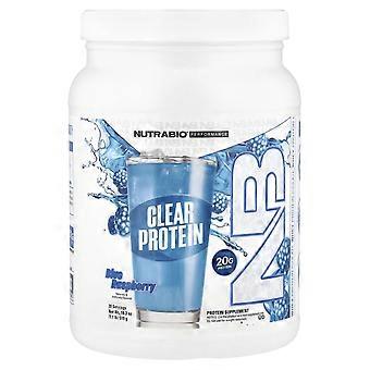 NutraBio, Performance, Clear Protein, framboise bleue, 519 g