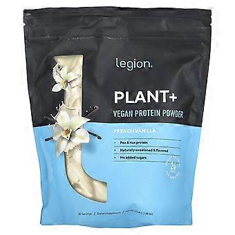 Legion Athletics, Plant+, poudre de protéines végétaliennes, vanille française, 672,8 g
