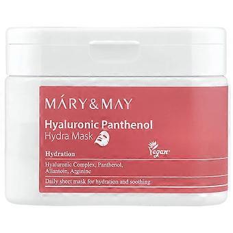 Mary & May, Hyaluronic Panthenol, Hydra Beauty Mask, 30 Sheets, 14.1 oz (400 g)