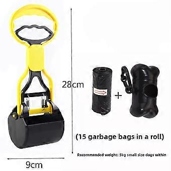 Jaw Clamp Dog Poop Scooper Heavy Duty Long Handle Pet Waste Grabber for Dogs Cat