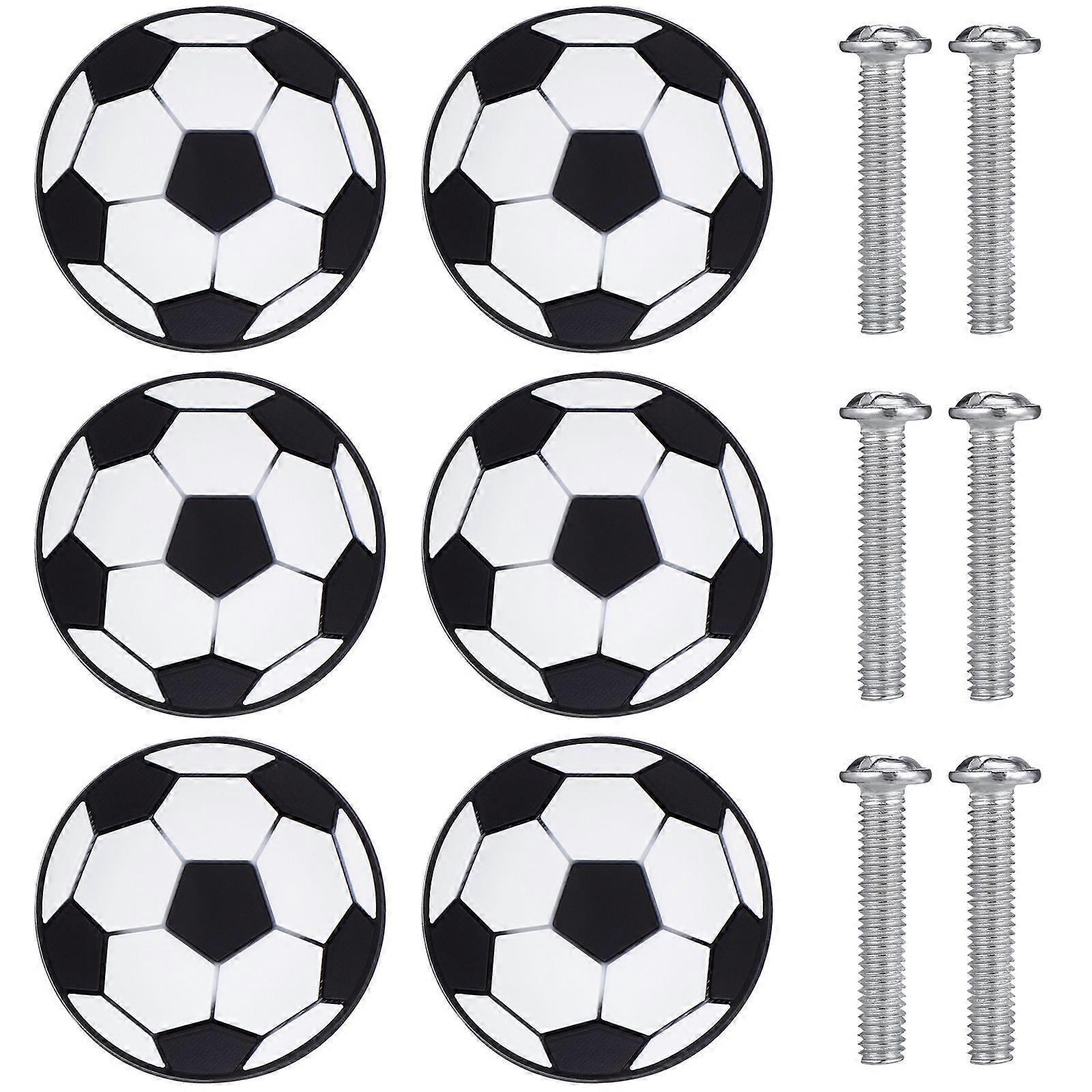 6Pcs Ball Drawer Knobs Cupboard Pull Handles Anti-Collision Knobs for Kid