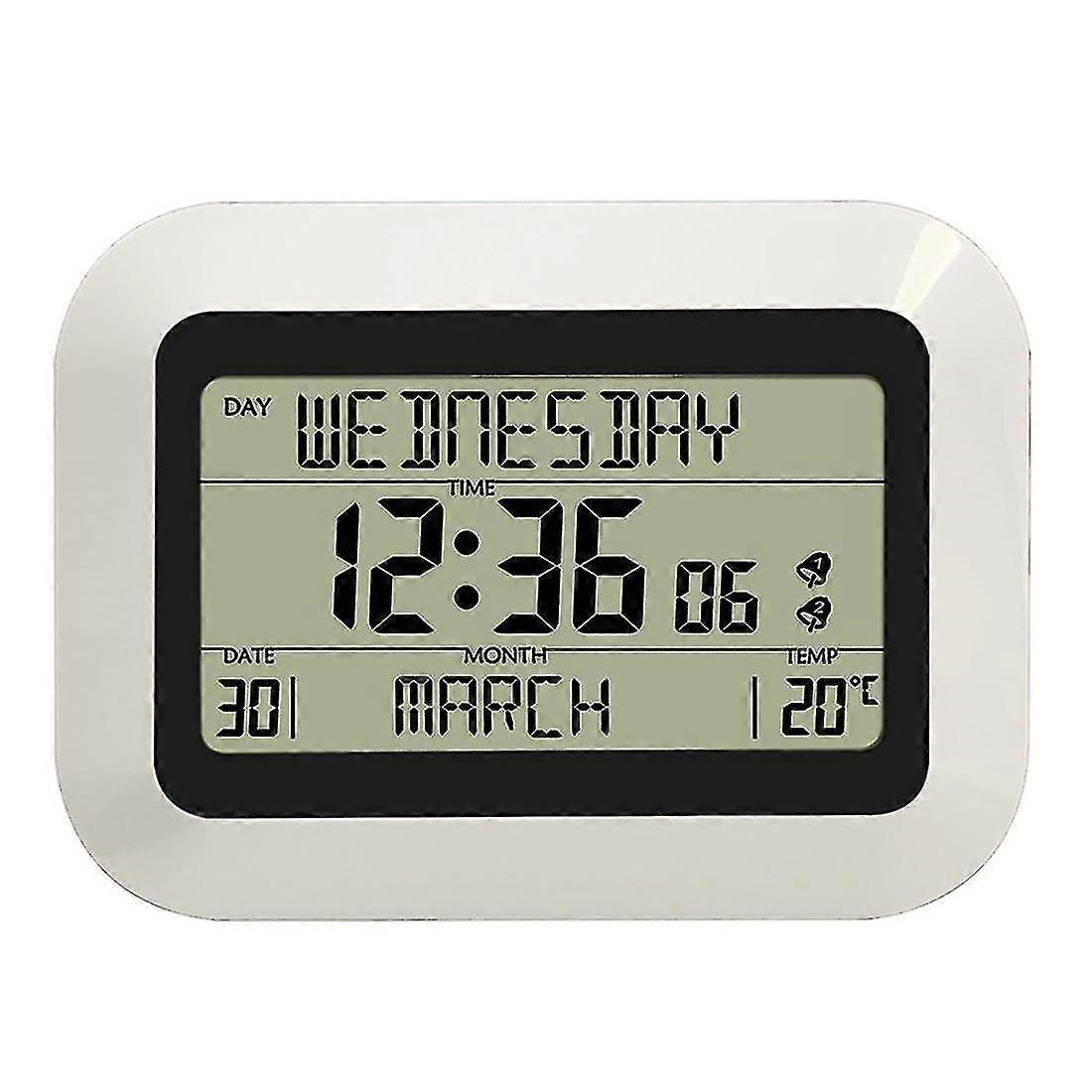Desk Clocks Digital Wall Clock Simple Large Lcd Alarm Clock