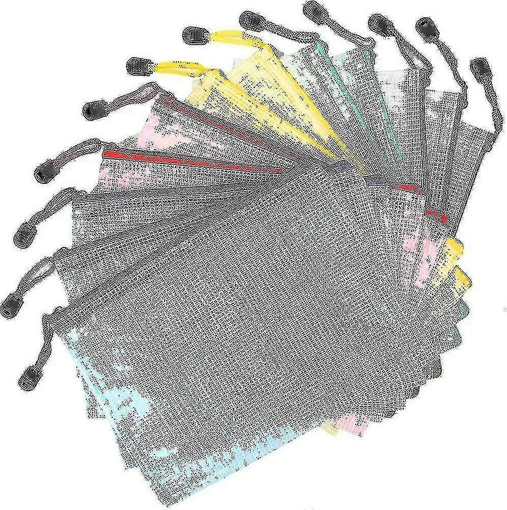 A5 Zip Document Pouch 12 Pcs Folder Package Wallet Document Pouch Folder Bag