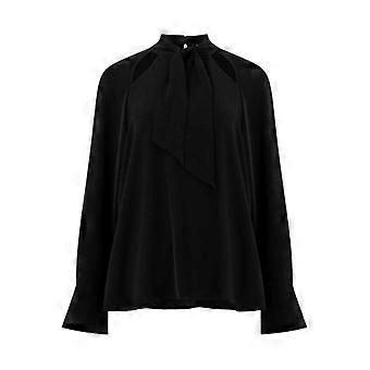 French Connection Womens/Ladies Carmen Tie Neck Long-Sleeved Blouse