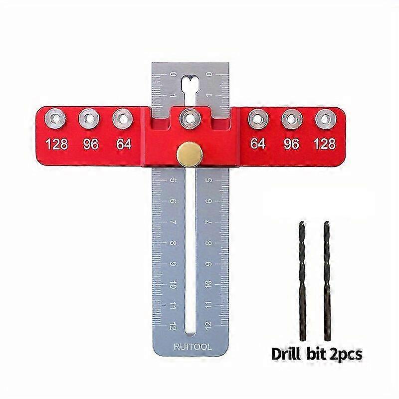 3PCS Cabinet Hardware Jig Kit Woodworking Drawer Door Handle Jig Adjustable Drill Guide Mounting Tool compatible with Knobs Handles Pulls