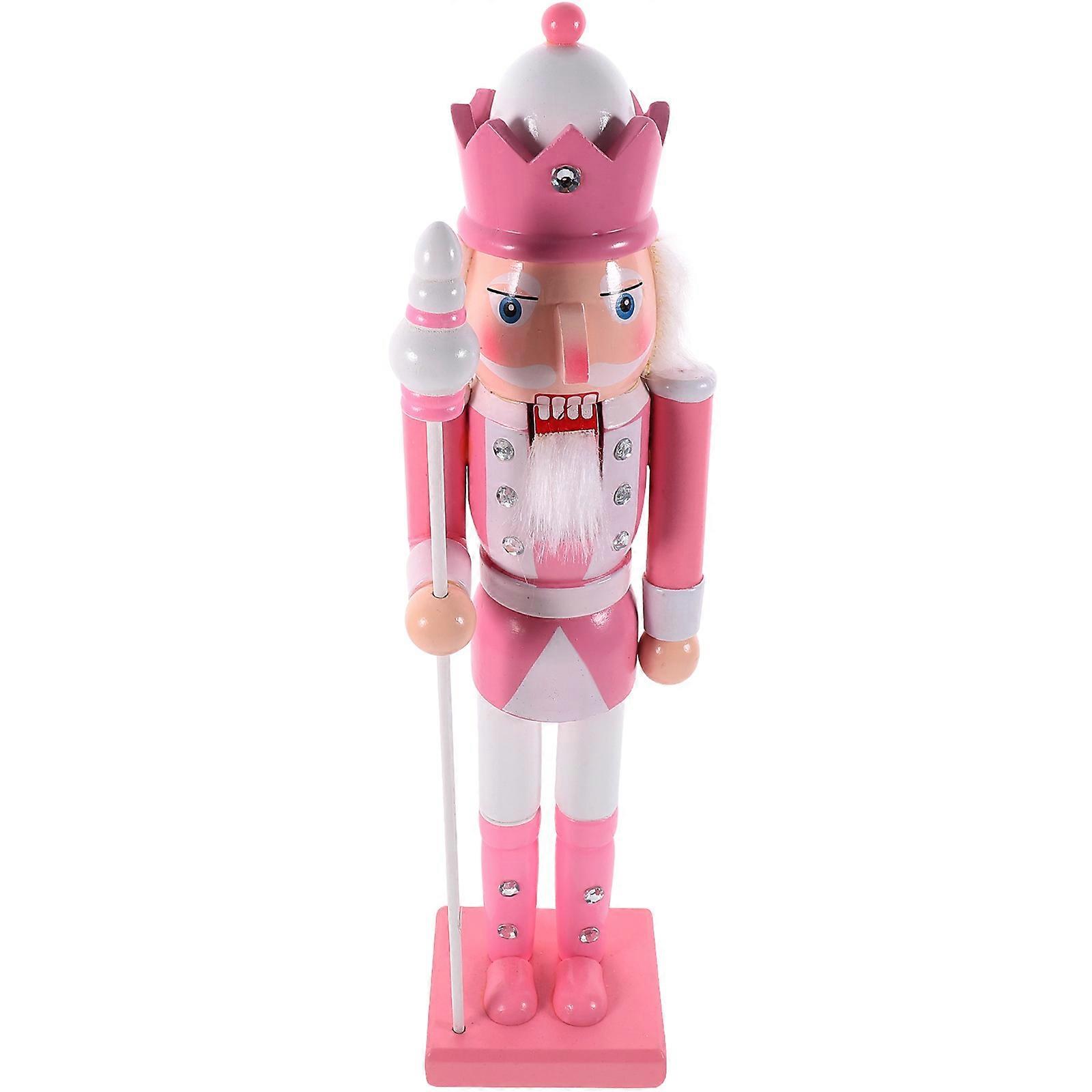Nutcracker Soldier Adornment Christmas Nutcracker Figure Wooden Nutcracker Puppet