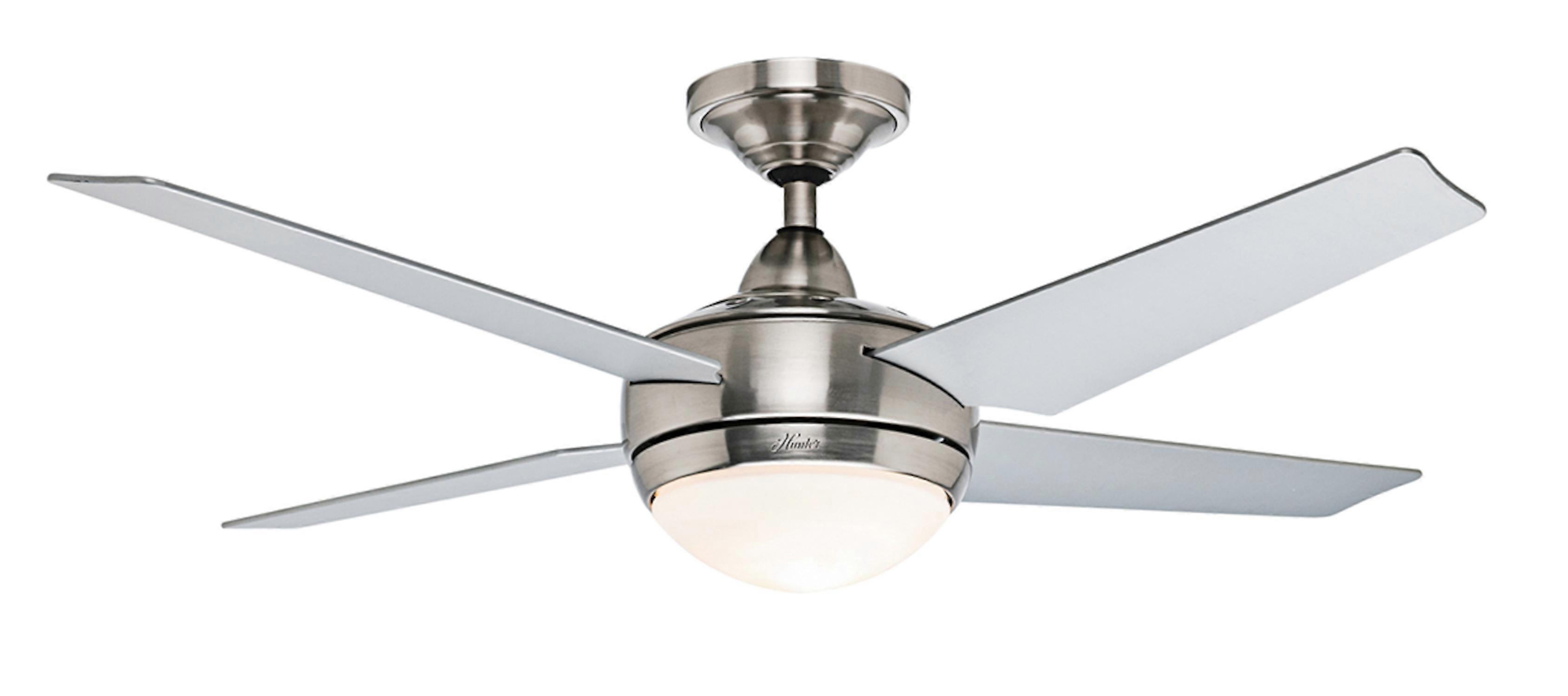 Ceiling Fan Hunter Sonic Chrome 132cm / 52" with Light
