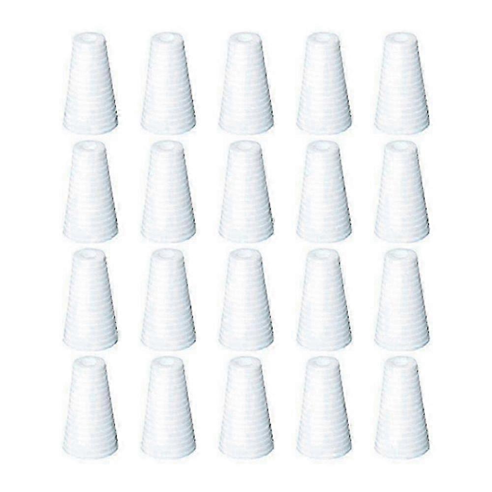 20PCS Blind Pull Cord Knobs White Blind Cord Holder White Pull Cord Pendants Downward End Window Bl