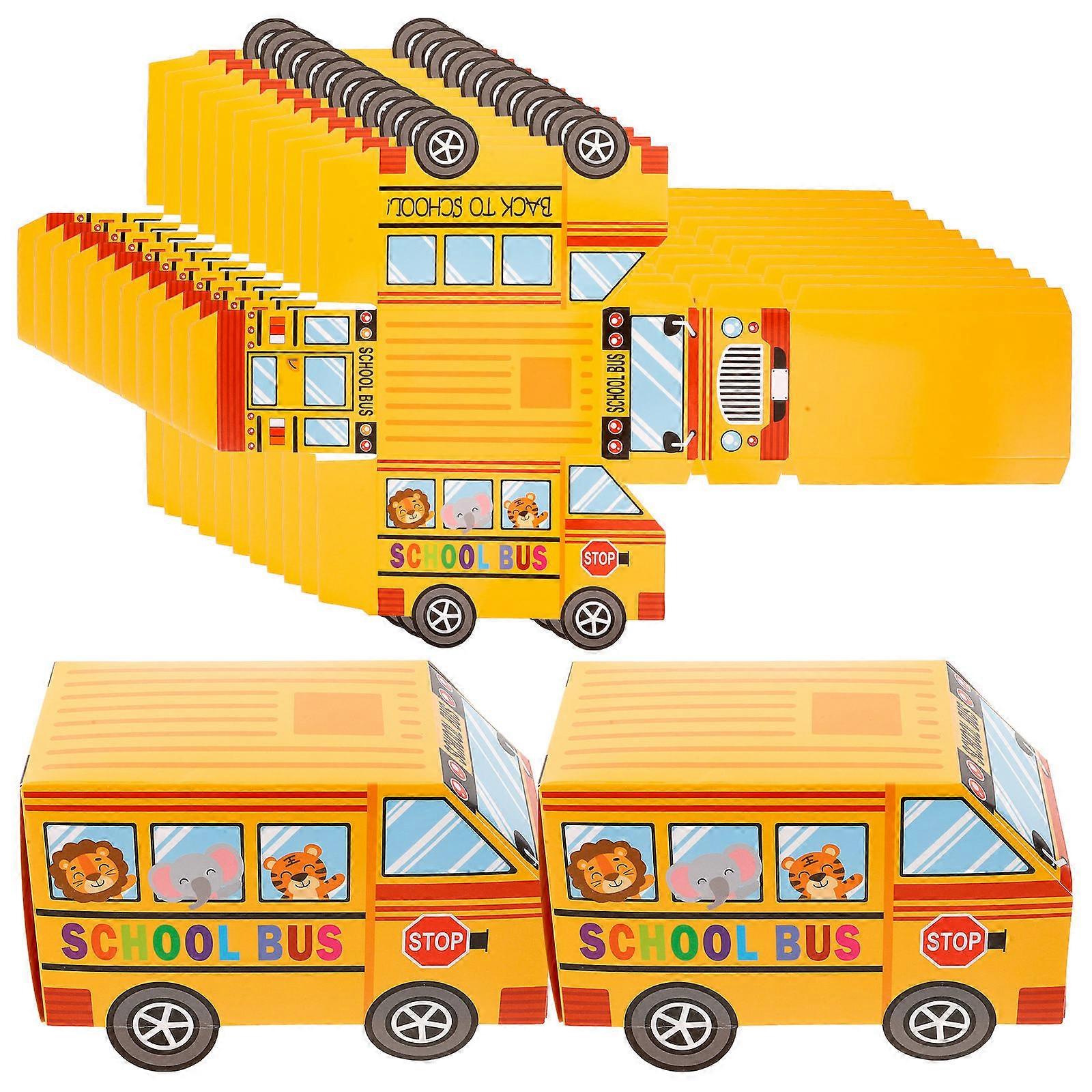 Back to School Candy Box Paper for Storage Use 24Pcs Congratulation Gift Boxes