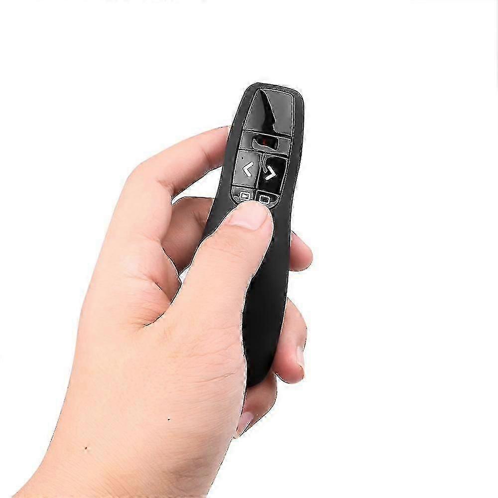 Wireless USB Presenter with Red Laser Pointer for PowerPoint Presentations and Slideshows Control