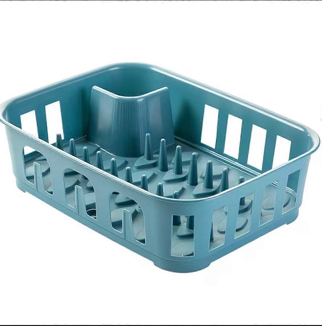 Minimalist Kitchen Drain Rack in Blue