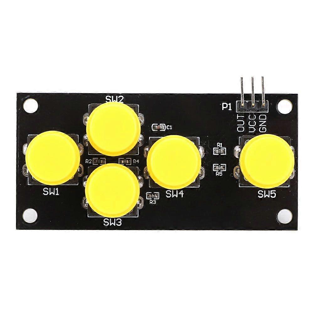 2pcs Keyboard Development Board AD Keyboard Simulate Five Key Module Button