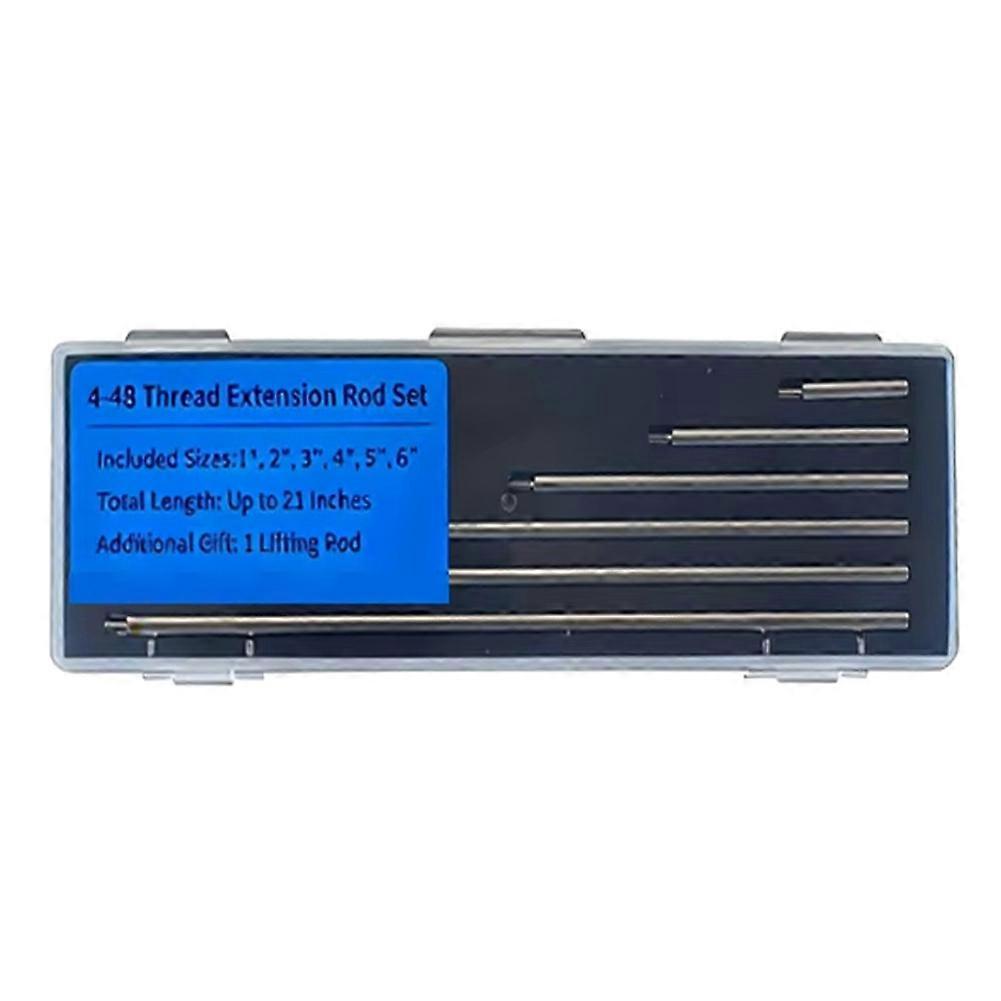 6-Piece Indicator Extension Rod Set for Measuring and Digital Indicator Tool Kit