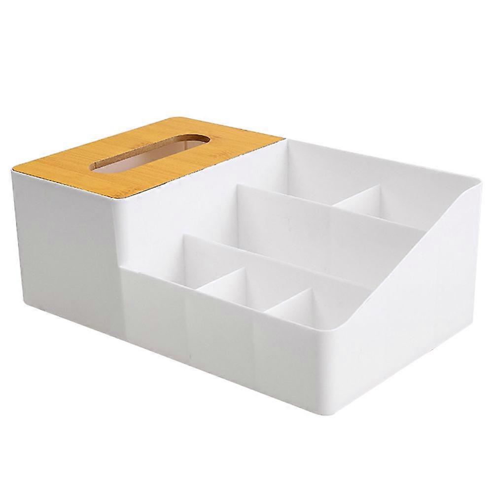 Multi-usage Desktop Organizer Box Desktop Tissue Organizer Remote Controller Box Desktop Sundries Box