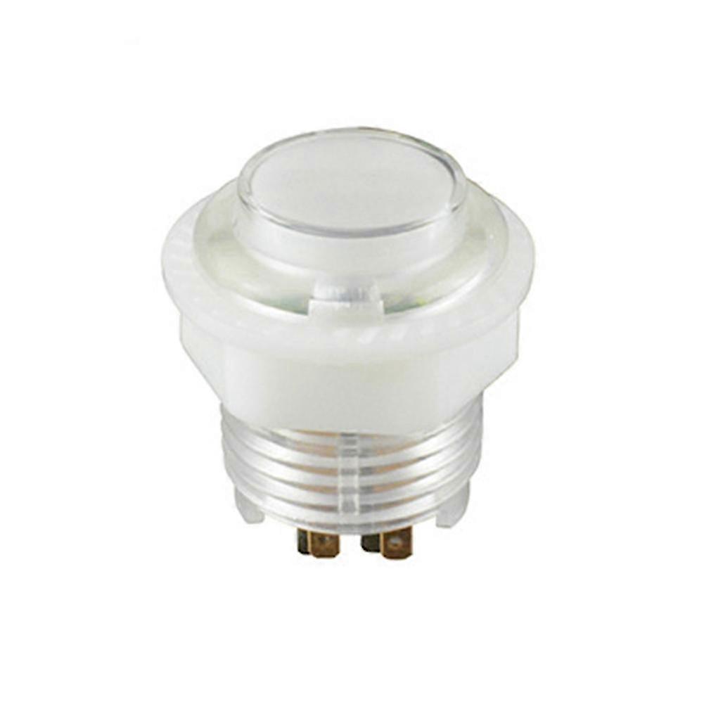 Quality ABS Game Machine Push Button Switch with Light Illuminate 24mm Game Console Button with 4 Terminal A