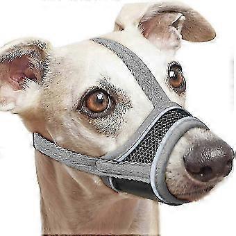Adjustable Strap Dog Muzzle Soft Fabric Pet mask Portable Dog moutiece Small to Medium Dogs