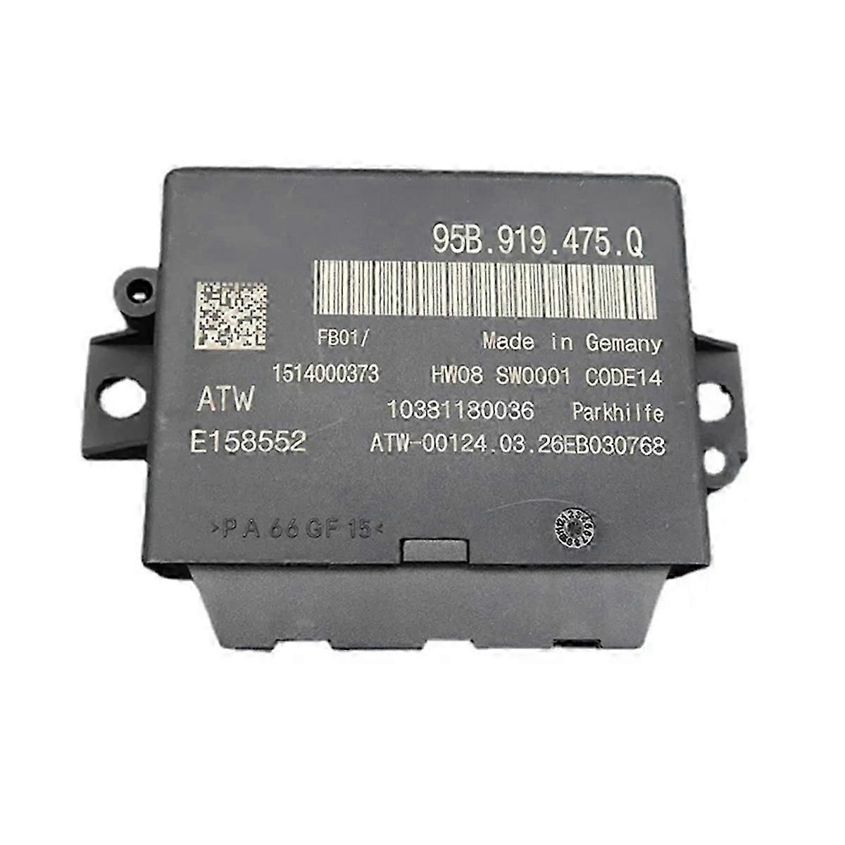 Radar-based parking assist module - control unit