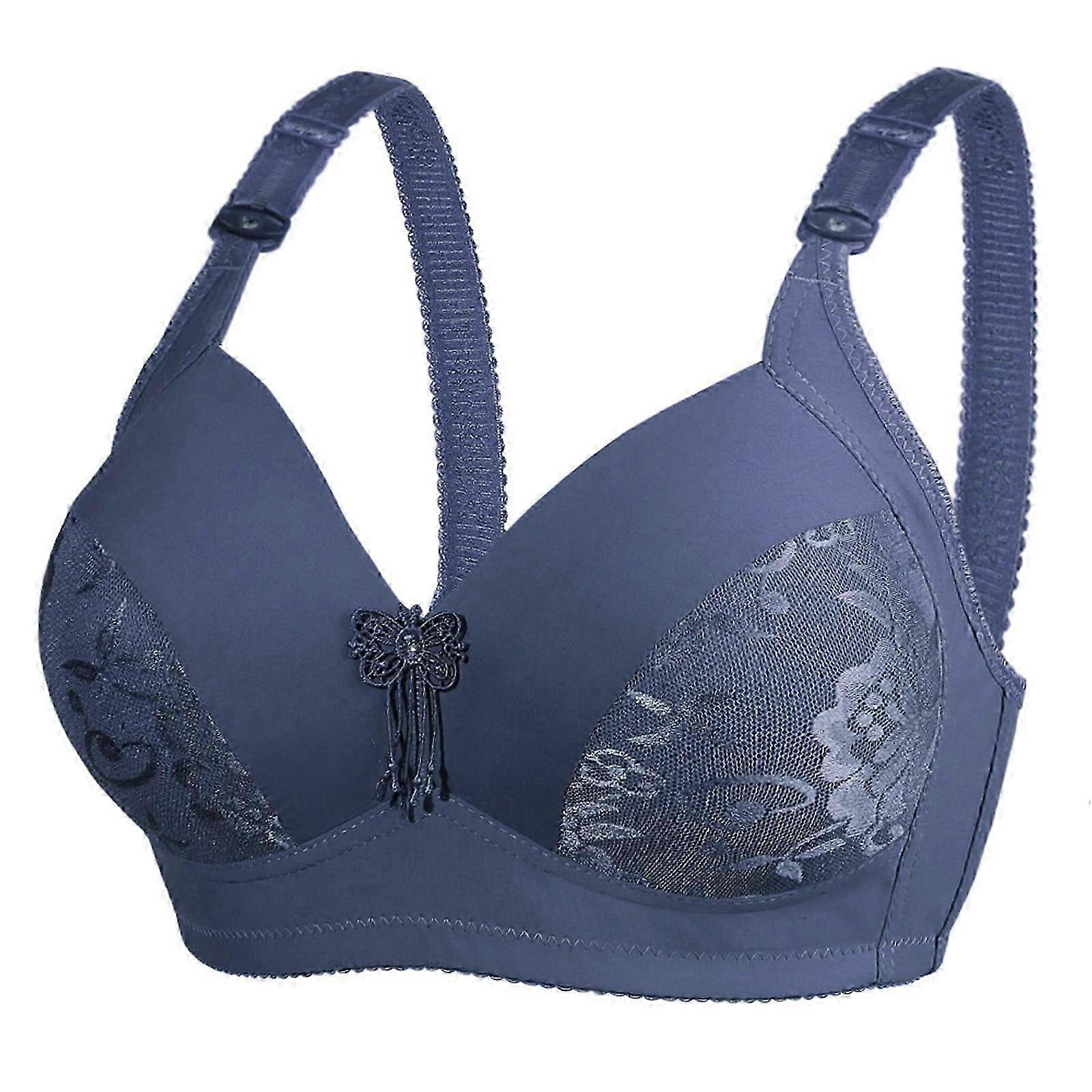 Full Coverage Wireless Bra for Women No Underwire Push Up Plus Size Double Support Padded
