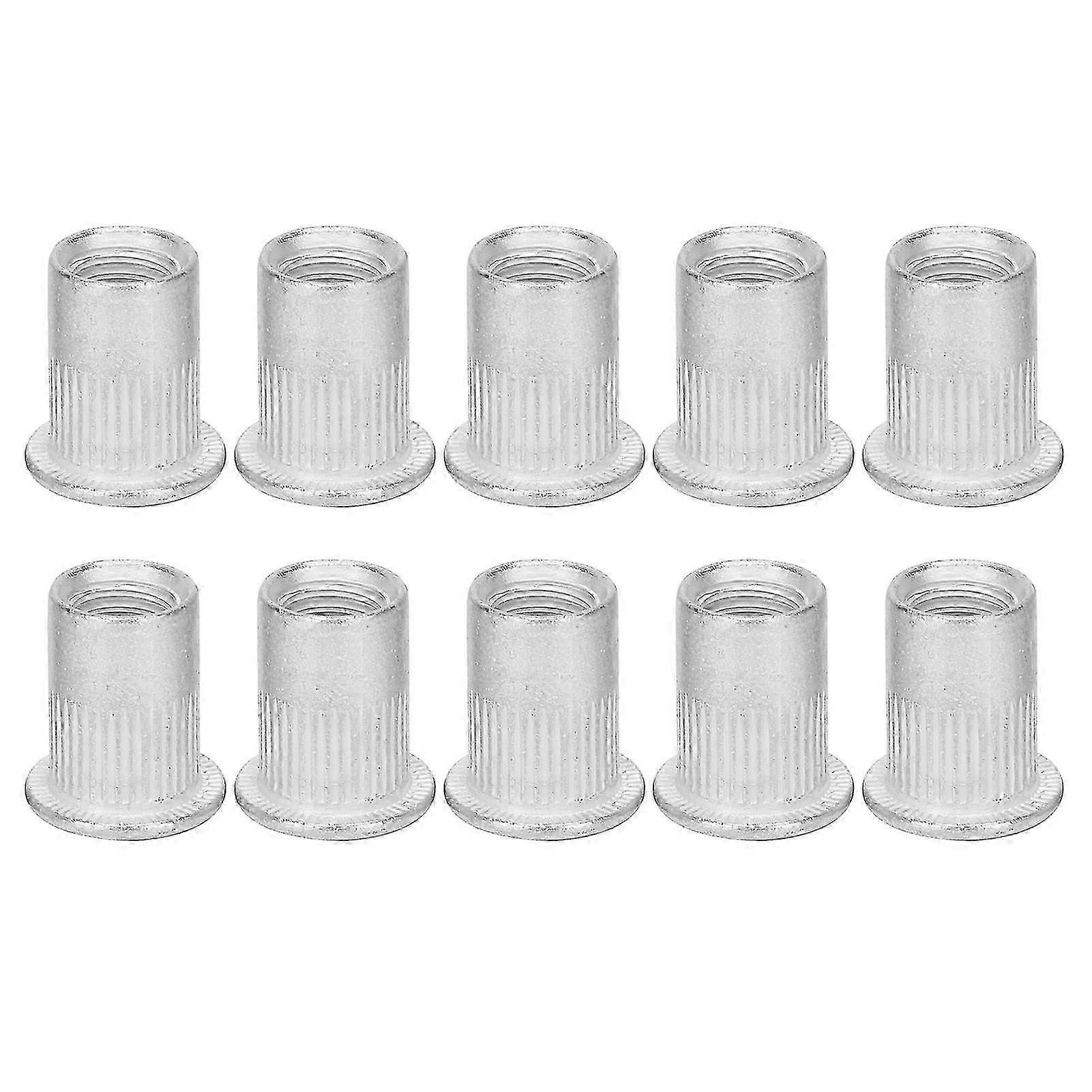 M8 200pcs Professional Aluminum Threaded Rivet Nut Insert Fastener Accessory