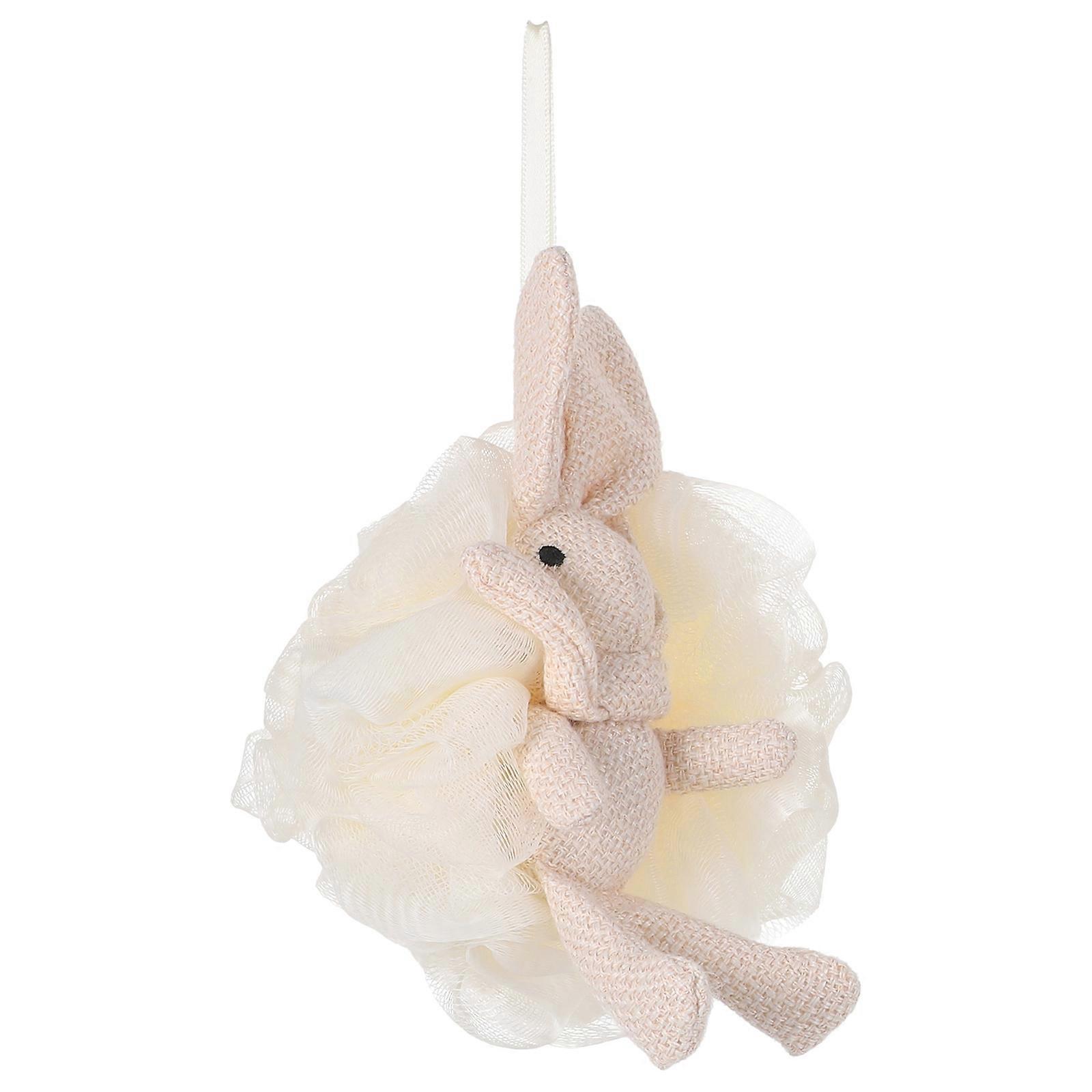 Rabbit Shaped Bath Balls for Comfortable Bathing 2Pcs Household Accessory