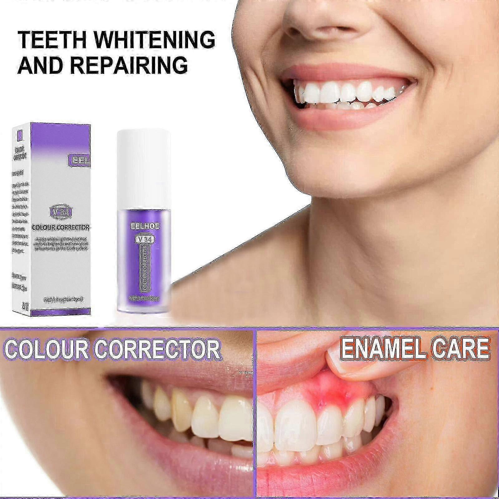 V34 Whitening Toothpaste With Color