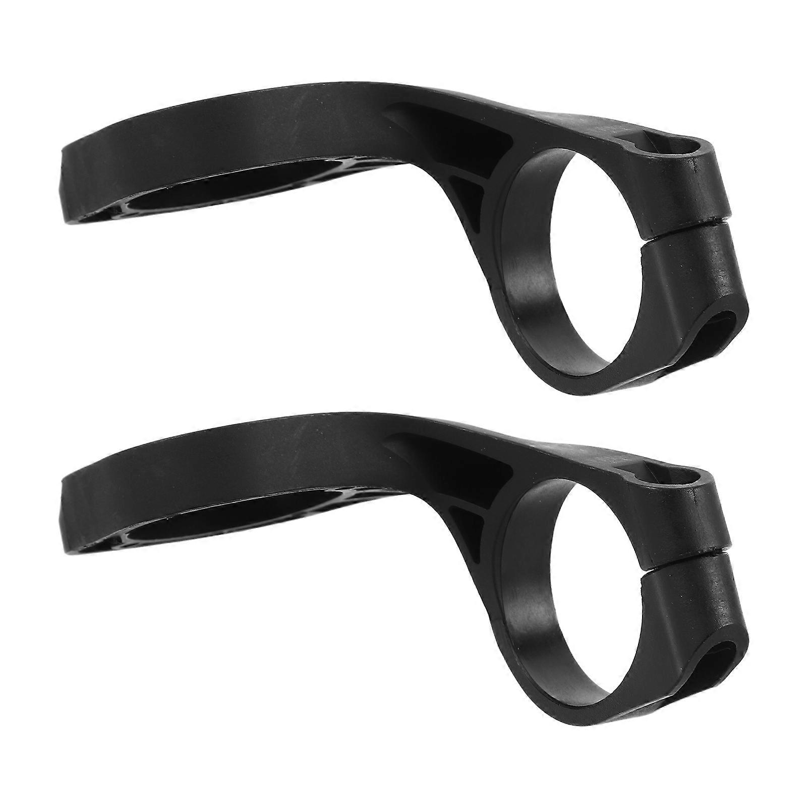 Bike Computer Extension Bracket for Stable Data Reading 2Pcs Black Design