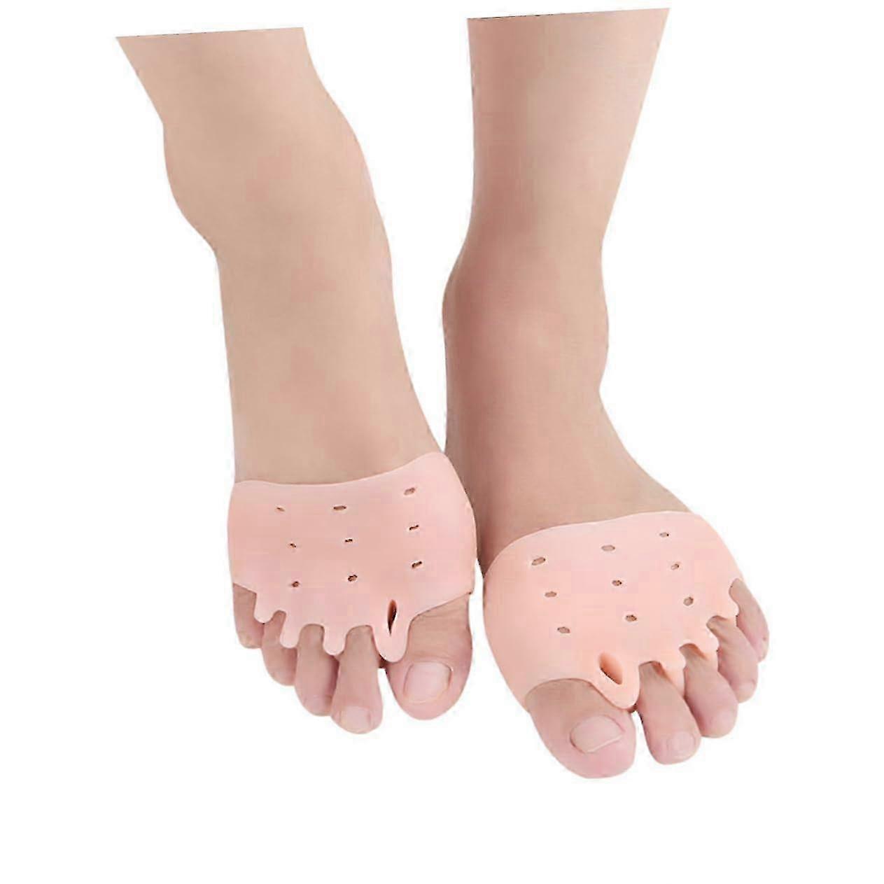 Low-Profile Gel Toe Spacers with Ventilation Slots