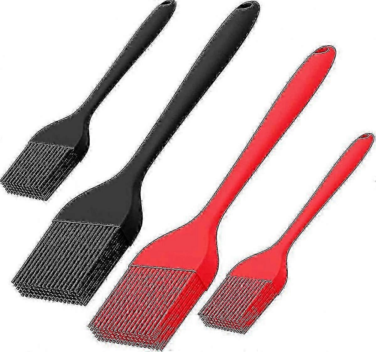 4-Piece Silicone Baking Brushes Set, Kitchen Gift