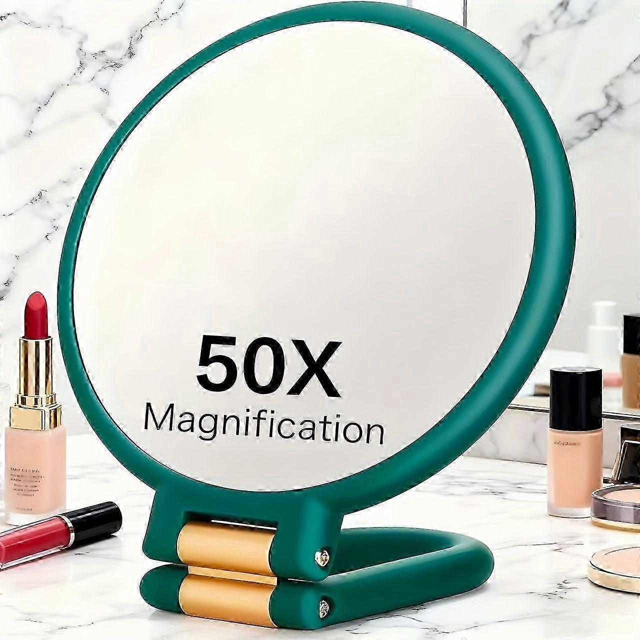 Double-Sided 1X 50X Magnifying Mirror