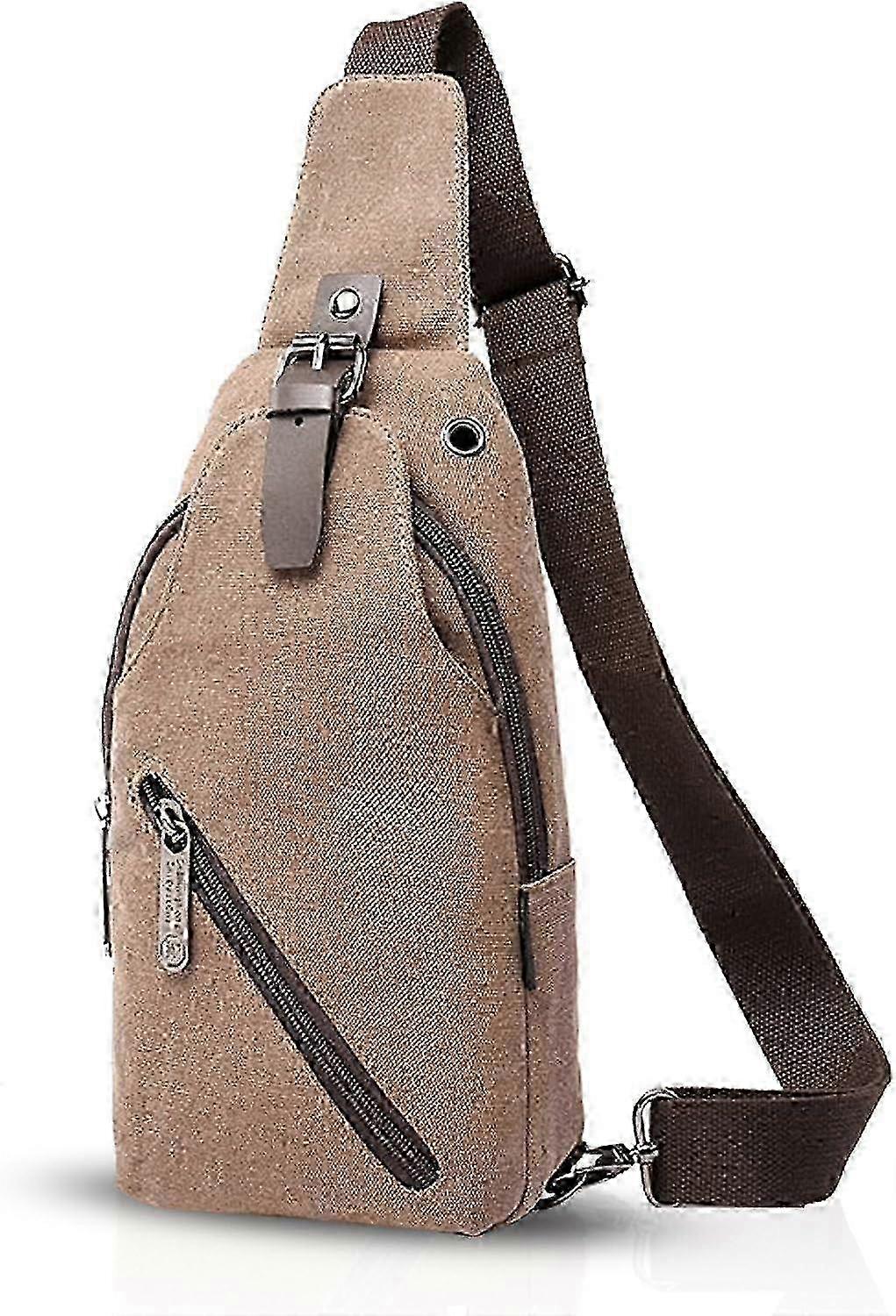 Adjustable Canvas Sling Bag Retro Chest