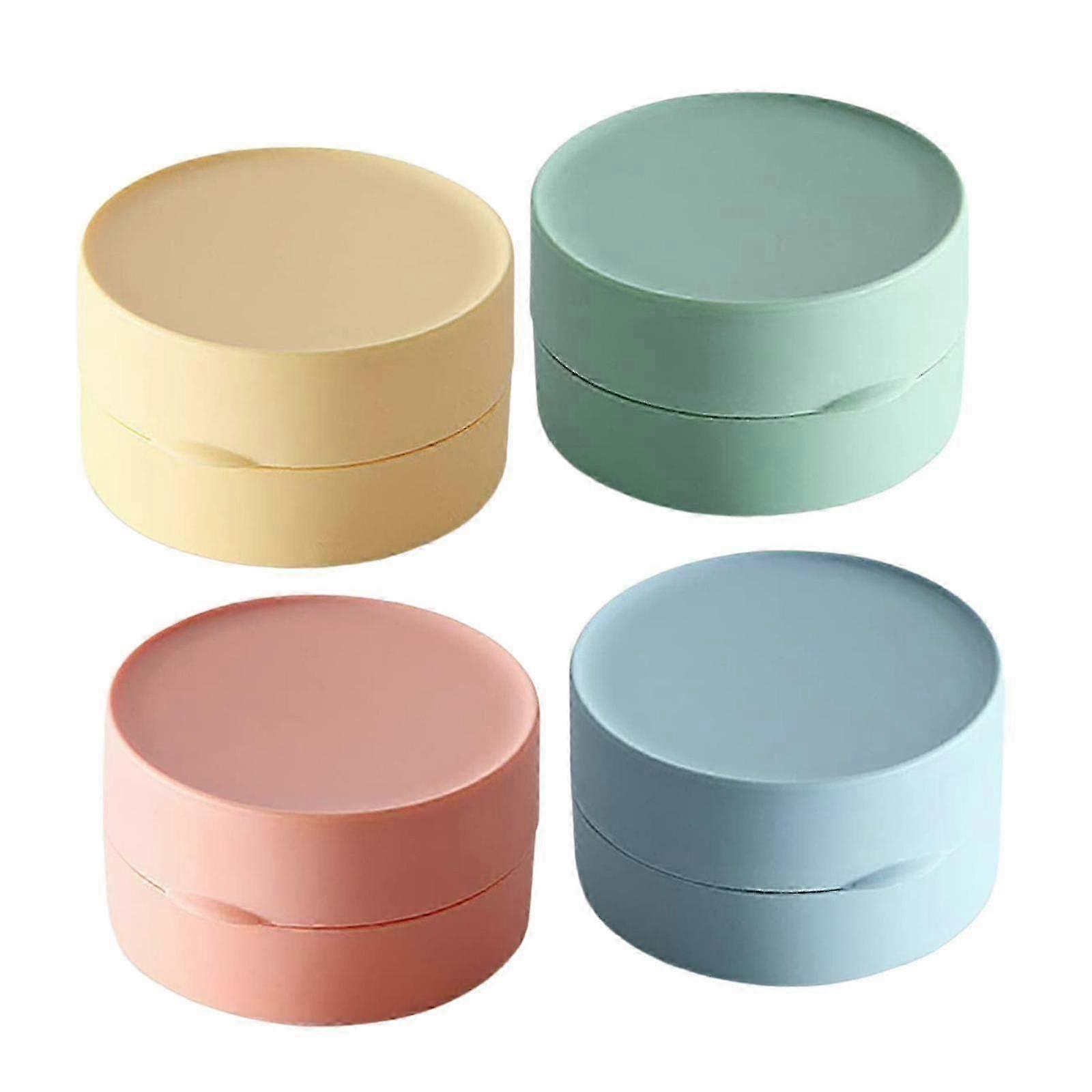 4x Waterproof Round Soap Box Portable