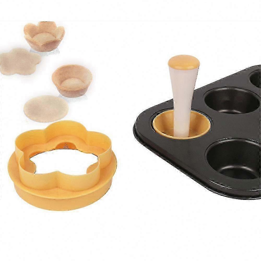 Create Decorative Cupcakes: Flower Shape Cake Cup Mold Set for Baking & Decorating