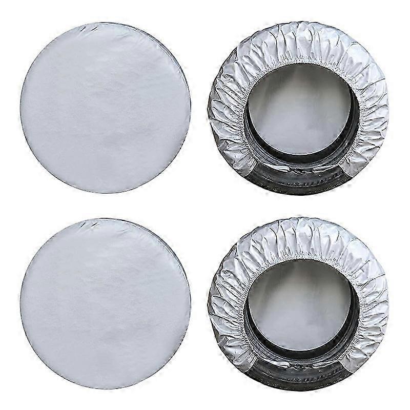 4-Piece 420D Tire Storage Covers