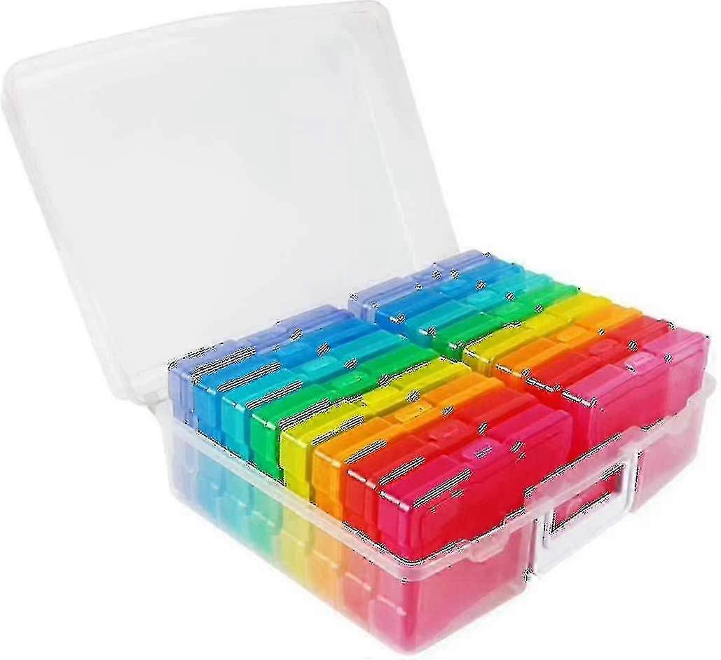 Stackable 16-Slot Photo Organiser