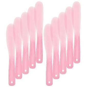 10 Pieces Cosmetics mixing Spatulas Silicone Cosmetic Makeup Spatulas Multifunctional Mixing Tools_HP