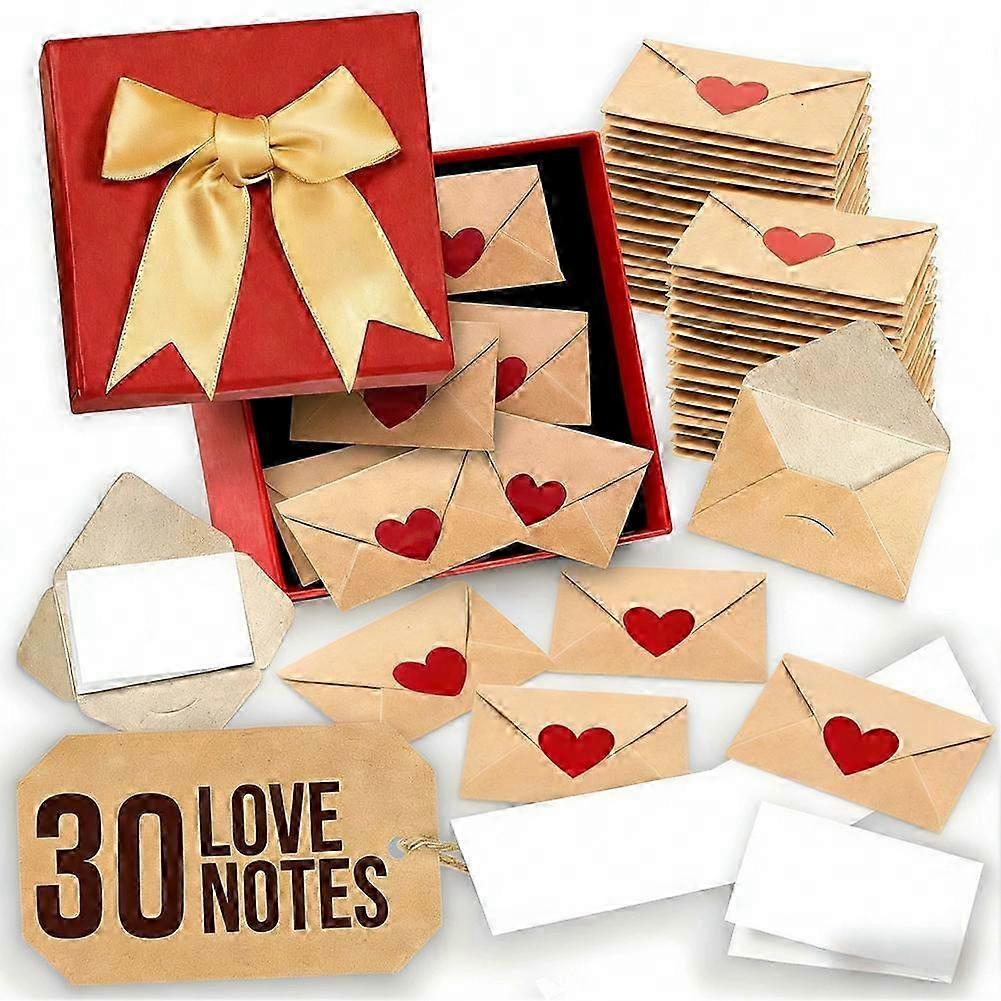 Heart Sticker Mini Envelopes Set
