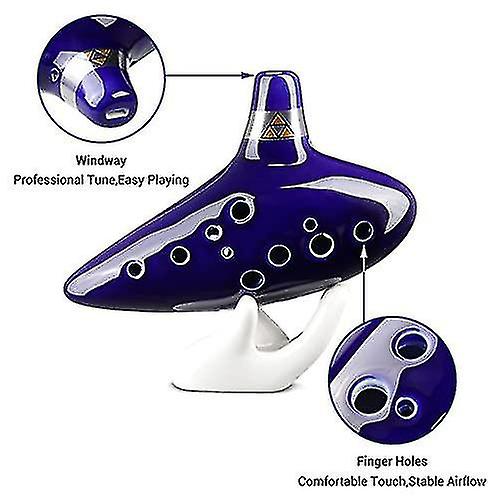 Zelda Ocarina With Song Book , 12 Hole Alto C Zelda Ocarinas