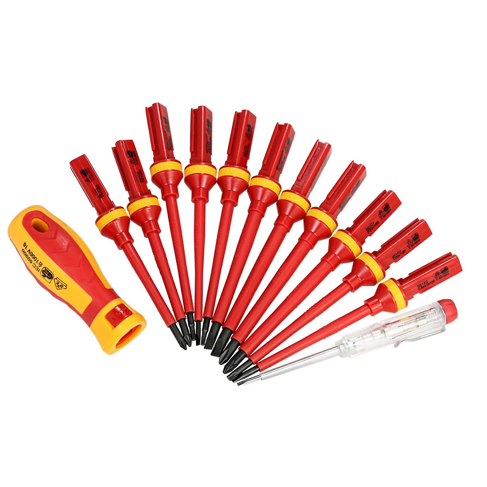 13pcs 1000v Changeable Insulated Screwdrivers Set