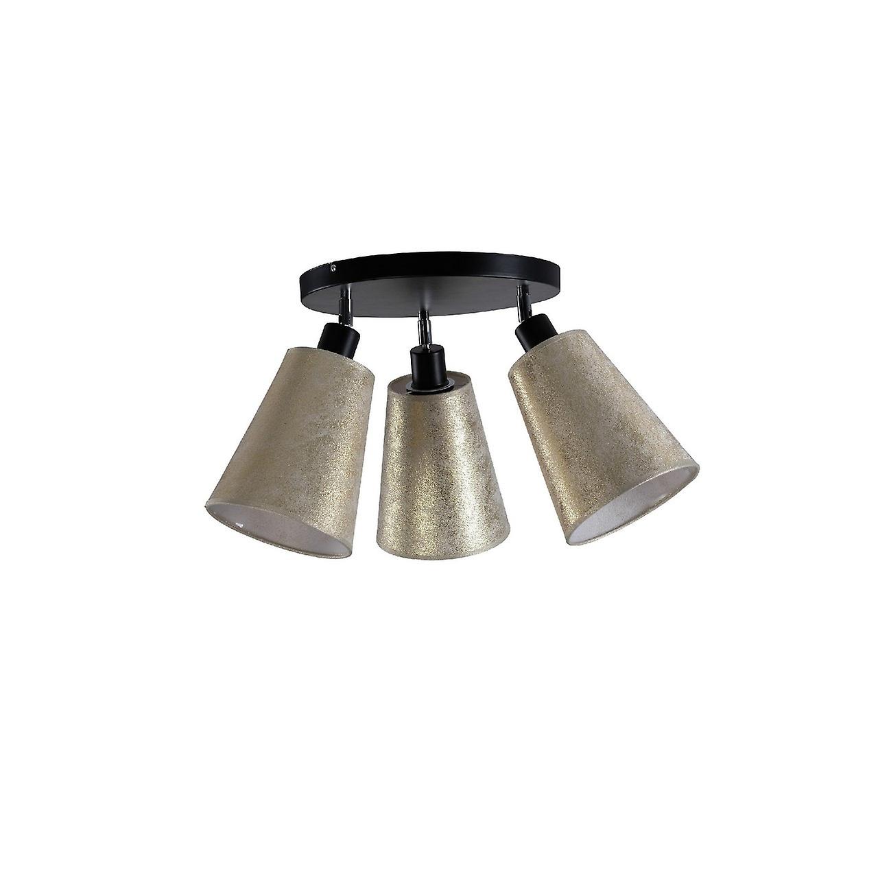 Keter Eva Ceiling Spotlight Clusters Gold, 30.5cm, 3x E27