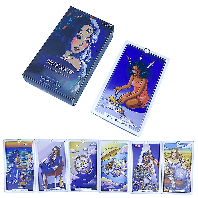 thumbnail image 2 of CRAFTERIAN Bright Tarot Cards Deck, 78 Cards Deck, Original Tarot For Beginners And Experts With Guide Book And Gift Bag, Fortune Telling Game, Divination Tools For All Skill Levels In Arabia 2 of 13