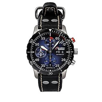 Zeppelin eurofighter Analog Men's Watch Automatic with Cowhide Bracelet 7218-3